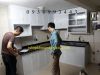 mẫu thiết kế tủ bếp nhôm sơn tĩnh điện - anh 1