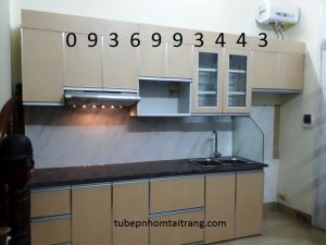 tủ bếp Laminate chữ I